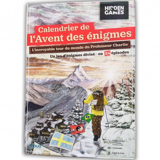 Hidden Games - Calendrier de l'Avent des Enigmes  : L'incroyable tour du monde du Professeur Charlie Hidden Games - 3