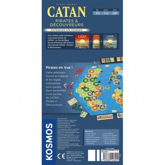 CATAN : Extension Pirates et découvreurs 5-6 joueurs (2025) Filosofia Games - 1
