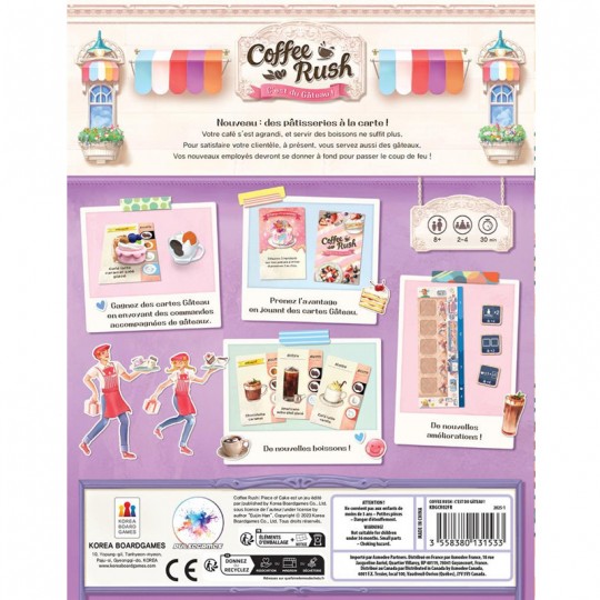Extension C'est du Gâteau ! - Coffee Rush Korea Board Games - 2