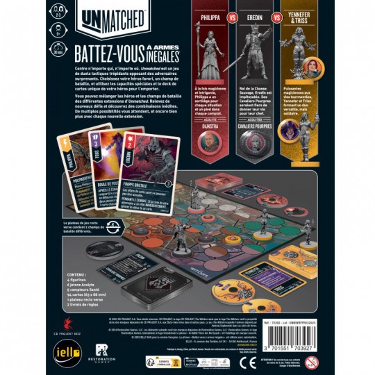 Unmatched - The Witcher : La Chute des Royaumes iello - 2