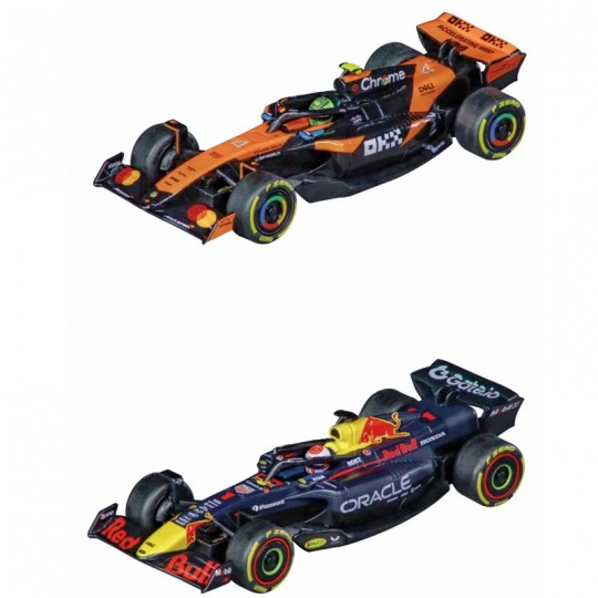 Pack 2 voitures McLaren et Red Bull Formula 1 Team Twinpack échelle 1:43 - Carrera Carrera - 2