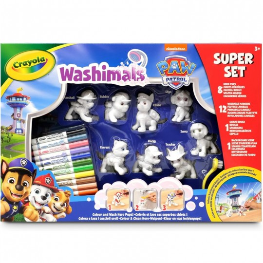 Washimals Super Set Pat'Patrouille - Crayola Crayola - 1