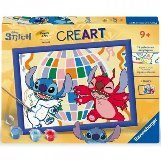 CreArt Kids 18x24cm Stitch & Leroy - Ravensburger Ravensburger - 1