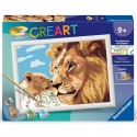 CreArt Kids 18x24cm Lion et son bébé - Ravensburger Ravensburger - 2 CreArt Kids 18x24cm Lion et son bébé - Ravensburger Ravensburger - 2