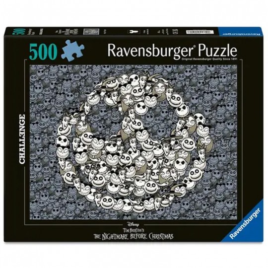 Puzzle Challenge 500 pcs L'étrange Noël de monsieur Jack - Ravensburger Ravensburger - 1