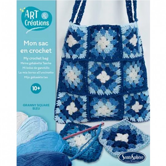 Art & Créations : Mon Sac en Crochet Bleu - Sentosphère SentoSphère - 2