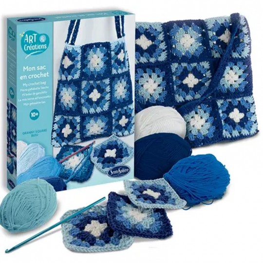 Art & Créations : Mon Sac en Crochet Bleu - Sentosphère SentoSphère - 1