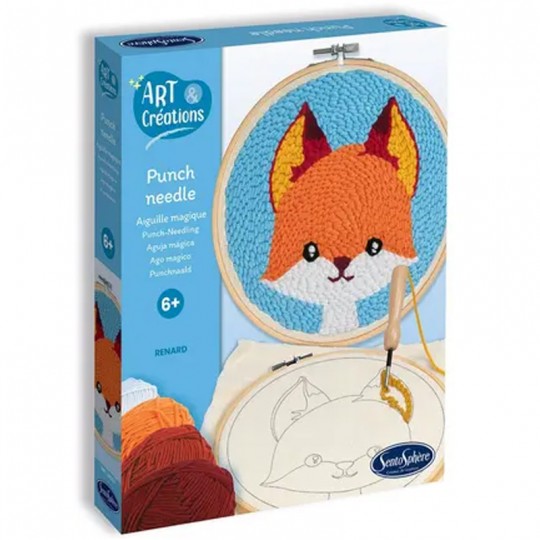 Art & Créations : Punch Needle Renard - Sentosphère SentoSphère - 2