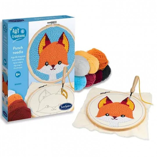 Art & Créations : Punch Needle Renard - Sentosphère SentoSphère - 1