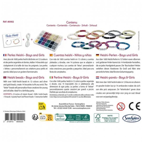 Bijoux & Creations : Bracelets Perles Heishi Boys & Girls - Sentosphère SentoSphère - 3