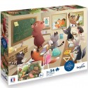 Puzzle 2x24 pcs Vive l'Ecole - Calypto Calypto - 2 Puzzle 2x24 pcs Vive l'Ecole - Calypto Calypto - 2