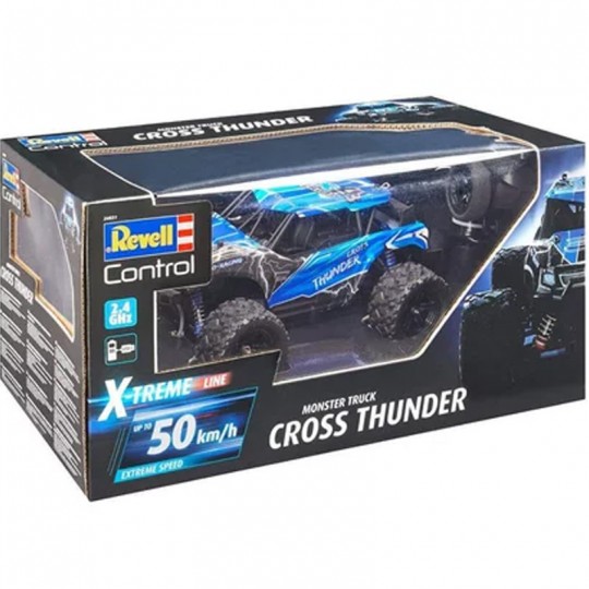 Voiture RC X-TREME Monster Truck "Cross Thunder" 1/18ème - Revell Revell - 2