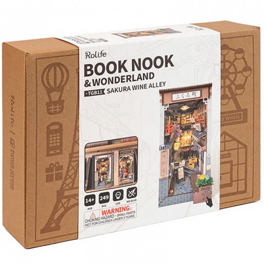 Book Nook Sakura Wine Alley Rolife Rolife - 2