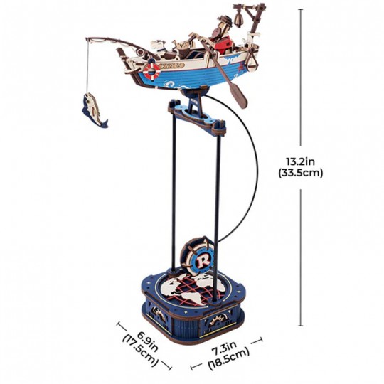 Puzzle 3D en bois Ocean Fisher Rokr Rokr - 2