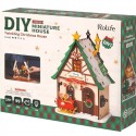 Puzzle 3D en bois Twinkling Christmas House Rolife Rolife - 3 Puzzle 3D en bois Twinkling Christmas House Rolife Rolife - 3