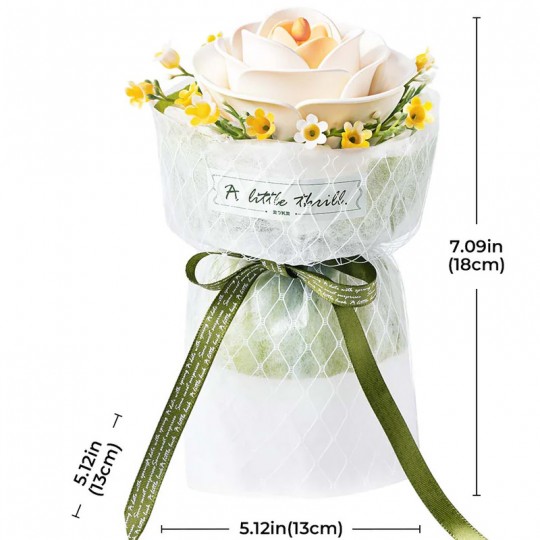 Puzzle 3D White Camellia Rokr Rokr - 3