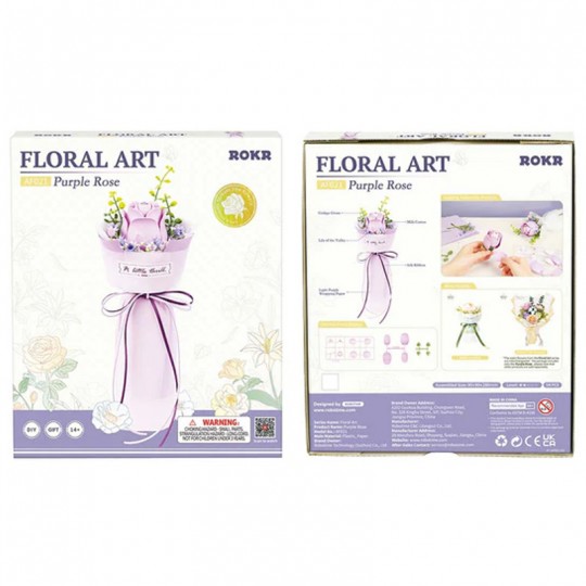 Puzzle 3D Purple Rose Rokr Rokr - 3