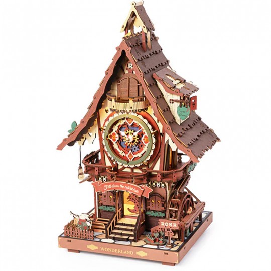 Puzzle 3D mécanique en bois Cuckoo Clock Rokr Rokr - 1