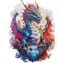 Puzzle en bois Dragon 287 pcs - Recent Toys Recent toys - 2 Puzzle en bois Dragon 287 pcs - Recent Toys Recent toys - 2