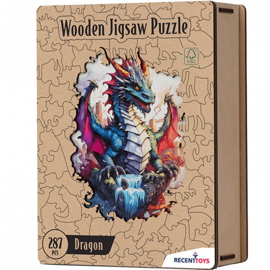 Puzzle en bois Dragon 287 pcs - Recent Toys Recent toys - 1