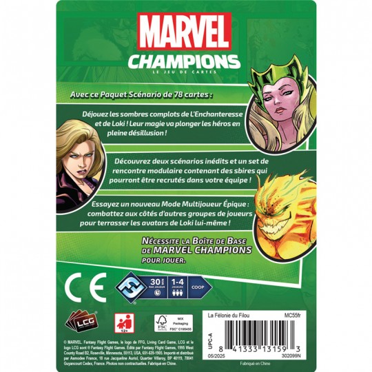 Marvel Champions - extension La Félonie du Filou (Scénario) Fantasy Flight Games - 2