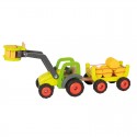 Tracteur Chargeur avec remorque à foin - Goki Goki - 1 Tracteur Chargeur avec remorque à foin - Goki Goki - 1