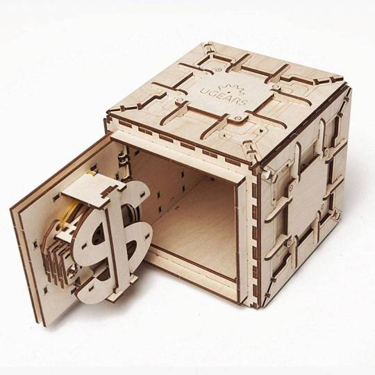 Coffre-fort UGEARS – Puzzle 3D Mécanique en bois UGEARS - 2
