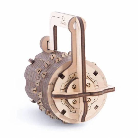 La Serrure Cryptex UGEARS – Puzzle 3D Mécanique en bois UGEARS - 1