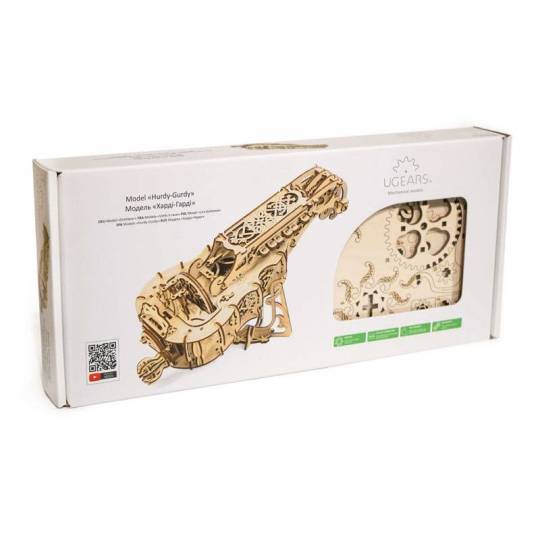 Vielle à Roue UGEARS – Puzzle 3D Mécanique en bois UGEARS - 5