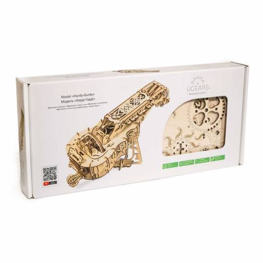 Vielle à Roue UGEARS – Puzzle 3D Mécanique en bois UGEARS - 5