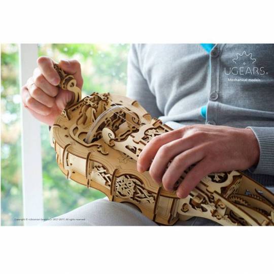 Puzzle 3d en bois, la vielle à Roue Hurdy Gurdy., UGEARS, une gamme  complète sur votre boutique