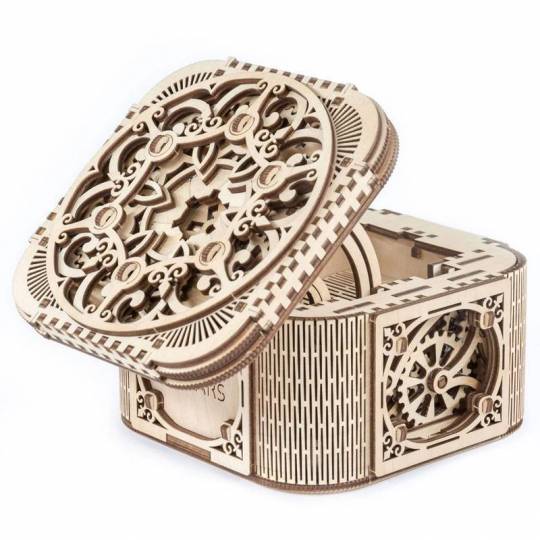 Écrin à Secrets UGEARS – Puzzle 3D Mécanique en bois UGEARS - 1