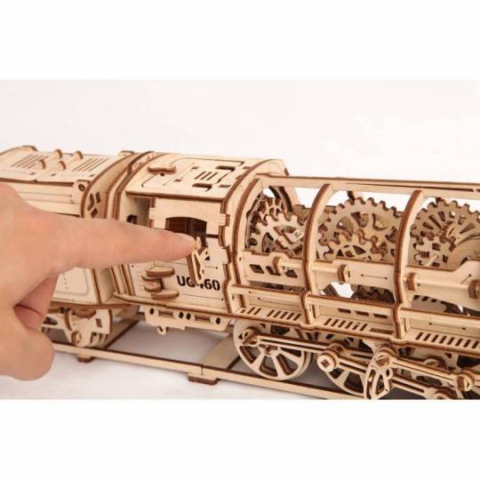 Locomotive UGEARS - Puzzle  3d Mécanique en bois UGEARS - 2