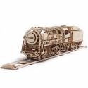 Locomotive UGEARS - Puzzle 3d Mécanique en bois UGEARS - 1 Locomotive UGEARS - Puzzle 3d Mécanique en bois UGEARS - 1