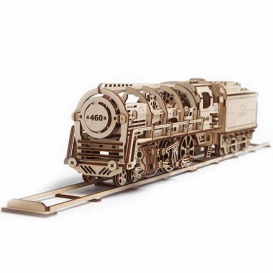 Locomotive UGEARS - Puzzle  3d Mécanique en bois UGEARS - 1