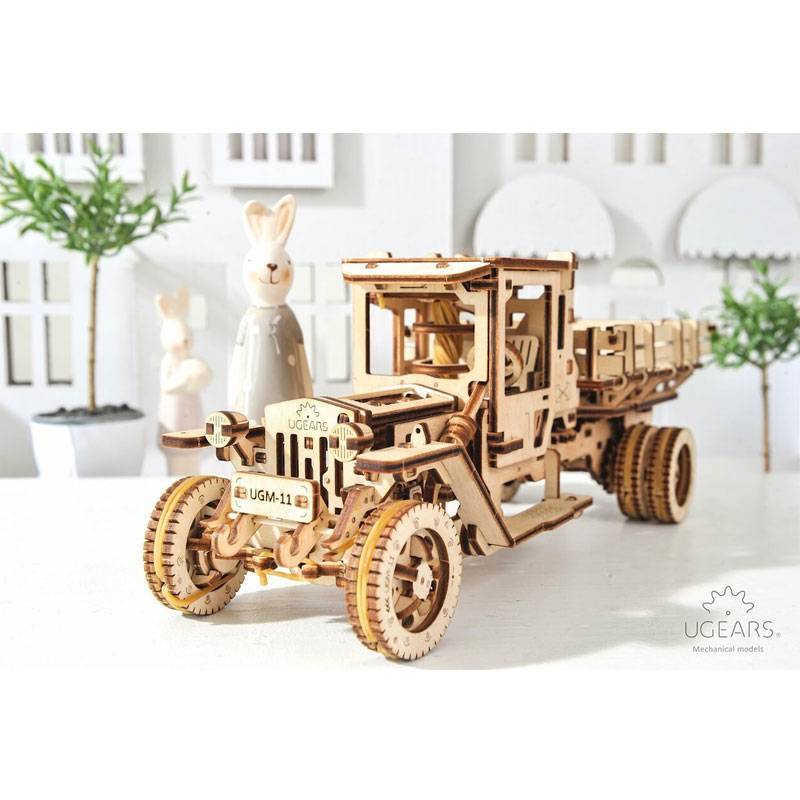 Camion Citerne - Puzzle 3d Mécanique en bois - Ugears France - UGEARS -  MODELS