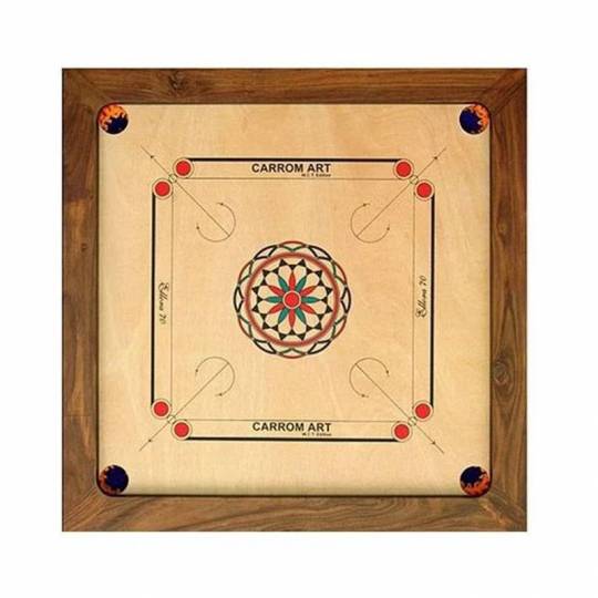 Carrom WCT Ellora 70cm Acacia Carrom Art - 1