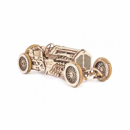 Bolide U-9 : Grand Prix - Puzzle 3D Mécanique en bois UGEARS - 1