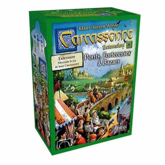 Ext.8 Carcassonne : Ponts, Forteresses et Bazars Z-Man Games - 1