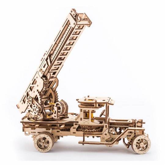 Camion avec Echelle UGM-11 - Puzzle 3D Mécanique en bois UGEARS - 2