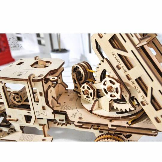 Camion avec Echelle UGM-11 - Puzzle 3D Mécanique en bois UGEARS - 3