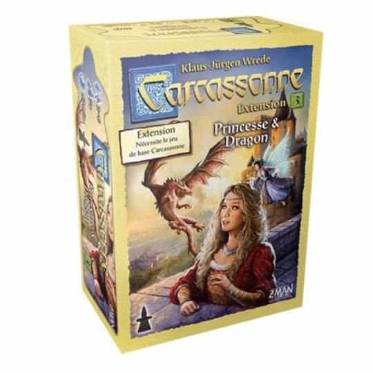Ext.3 Carcassonne : Princesse et Dragon Z-Man Games - 1