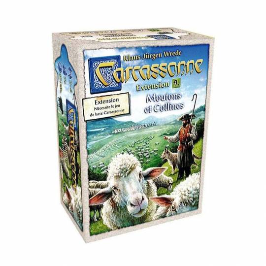 Ext.9 Carcassonne - Moutons et Collines Z-Man Games - 1