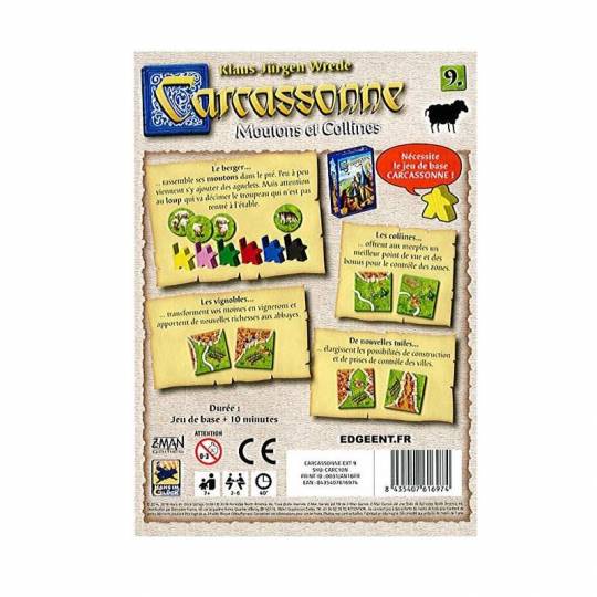 Ext.9 Carcassonne - Moutons et Collines Z-Man Games - 2