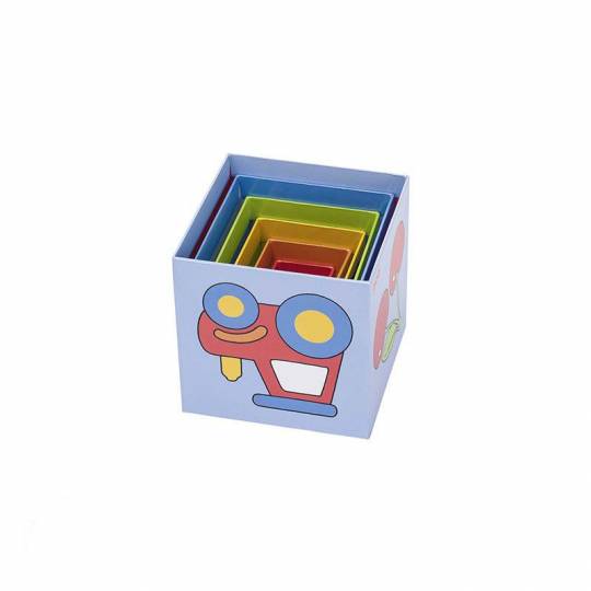 Pyarmide de cubes à emboiter Goki - 2