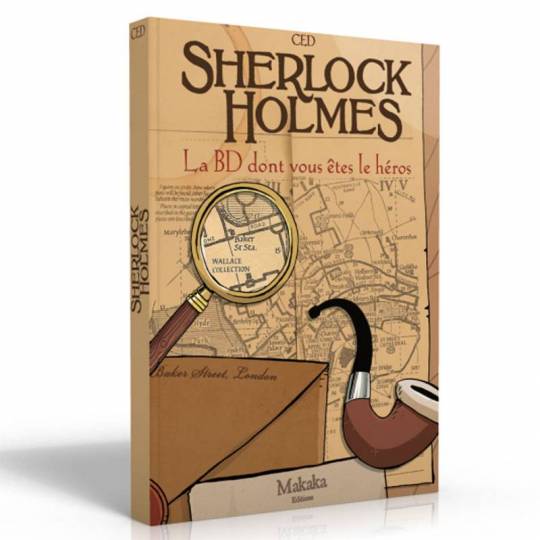 La BD dont vous êtes le héros : Sherlock Holmes Tome 1 Makaka Editions - 1