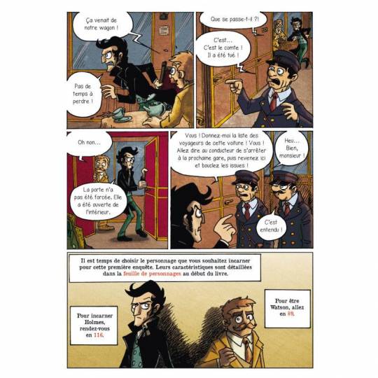 La BD dont vous êtes le héros : Sherlock Holmes Tome 3 - Moriarty Makaka Editions - 8