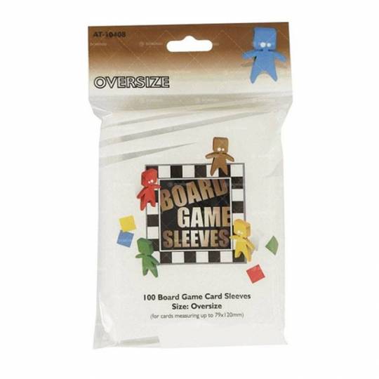 100 Board Game Sleeve - Oversize 79 x 120 mm Board Game Sleeves - 1