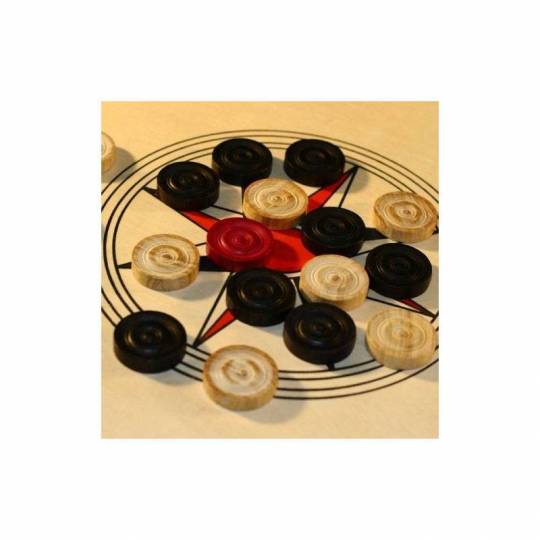 Carrom Mango 83 cm - Billard Indien Carrom Art - 3