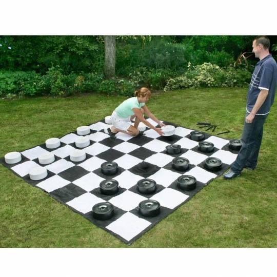 Tapis d'Echecs et Dames Géant 264 cm Uber Games - 4